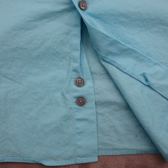 Alfani Shirt Mens L Blue Button Up Long Sleeve Stretch Slim Fit Collared Top - Picture 13 of 16